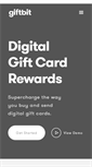 Mobile Screenshot of giftbit.com